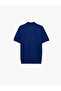 Regular Fit Viscose Blended Buttoned Polo Collar Short Sleeve Knitwear T-Shirt - 2