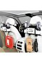 Car Back Seat Organizer with Cup Holders & Tissue Box - 4