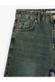 Cotton Loose Fit Straight Leg Denim Trousers - Loose Straight Fit Jean - 8
