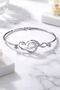 316L Stainless Steel Unisex Bracelet Set with Left Hand Key Figure – Gold & Silver Color 2-Piece Minimalist Set - 3