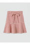 Embroidered Girls' Ribbed T-Shirt and Skirt - 4