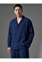 Men's Flam Ham Linen Oversize Shirt Baggy Fit Tracksuit Bottom-Top Set - 4