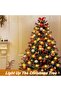 ® Handmade Light Up Garden Gnomes with LED Lights and Glitter Caps for Christmas Decoration - 6