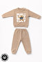 Baby Boy Teddy Bear Printed 100% Cotton 6-9-12 Months Top and Bottom 2-Piece Baby Boy Set - 4
