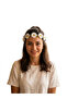Papatya Hair Clip with Rubber Band Yellow and White Summer Clip