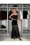 Women's Lace Tulle Garnished Skirt