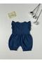 Floral Embroidered Denim Jumpsuit - 3