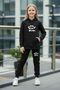 Armikids 4-Piece Girls' Hooded Printed Tracksuit Set - 7
