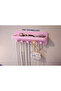 Wall Mounted Jewelry Organizer with Shelves Necklace Bracelet Hanger Ring Stand Stylish Organizer - 4