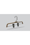 Wooden Hangers with Hooks (Black Nickel Hooks) for Pants, 48 Pieces - 4