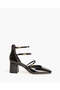 STRAP HEELS IN BLACK