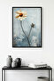 Natural Wood Framed Flower Patterned Painting - Pastel |   Huhu1301