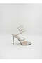 EMBELLISHED SANDALS IN SILVER