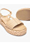 SANDAL WITH PLAITED BLOCK - 3
