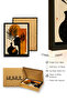 Black Wooden Framed Abstract Painting I Huhu1248 - Single Painting Black Frame - 3