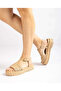 SANDAL WITH PLAITED BLOCK - 2
