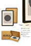 Black Wooden Framed Abstract Painting I Huhu1429 - Single Painting Black Frame - 3