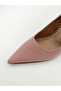 POINTED TOE PUMP IN PINK - 2