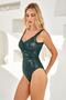 Tul Detailled Ine Strappy Double-Breasted Swimsuit - 3