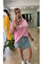 Şeker Pembe Oversize Poplin Gömlek - 2