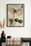 Natural Wood Framed Abstract Painting I Huhu1271