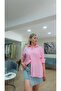 Şeker Pembe Oversize Poplin Gömlek - 3