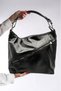 Women's Patterned Leather Zipper Detailed Casual Hobo Shoulder Bag - 2