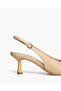 LOW HEEL SLING BACK IN NUDE - 5