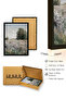 Black Wooden Framed Painting with Nature View - Pastel |   Huhu1165 - Single Table Black Frame - 3