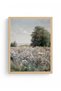 Natural Wood Framed Nature View Painting - Pastel |   Huhu1165 - Single Table Natural Wood Frame - 2