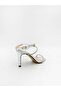 KNOTTED SANDALS IN SILVER - 3