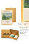 Natural Wood Framed Nature Landscape Painting - Pastel Tones |   Huhu1161 - Single Table Natural Wood Frame - 3