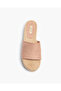 SUEDE WEDGE MULE IN LIGHT PINK - 5