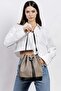 TWO TONE BUCKET BAG - 2