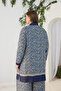 Navy Blue Garni Patterned Tunic - 6