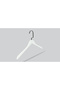 Wooden (Black Nickel Hook) Shirt, Blouse, Dress Hangers White Color 24 Pieces - 3