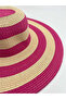 TWO-TONED STRAW HAT - 2
