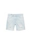 Distressed denim bermuda - 3