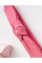 Baby Girl Cotton Pink Strawberry Patterned Dress and Headband Set - Bow Detail - 4