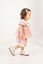 Baby Girl Summer Collared Muslin Set with Lacing - 6