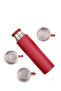 Luxury Steel Thermos Set with 3 Cups - 500 ml Vacuum Insulated Anthracite Thermos Set - 4