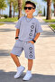 Boy's Oxo Printed Shorts Set Summer Two-Piece Set - 3/12 Years - 31684