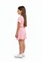 Girls' 2-Piece Shorts Set Crew Neck Short Sleeve Printed T-Shirt - Elastic Waist Tie - 3
