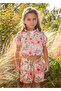 Girl's Floral Patterned Shorts - 03221