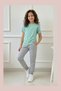 Armi̇kids 4-Piece Girls' Printed Top and Bottom Set with Color Options - 5