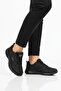 Black Mesh Lightweight Lace-Up Flexible Unisex Sports Shoes 020 g - 2