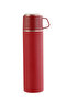 Luxury Steel Thermos Set with 3 Cups - 500 ml Vacuum Insulated Anthracite Thermos Set - 5
