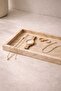 Travertine Tray Set of 2 17X32 cm Natural Stone Decorative Organizer - 7