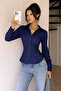 Women's Premium Shirt Slim Fit Long Sleeve Stylish Office Casual Combination Basic Classic Shirt - 3