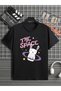 The Space Printed 100% Cotton Crew Neck Kids T-Shirt